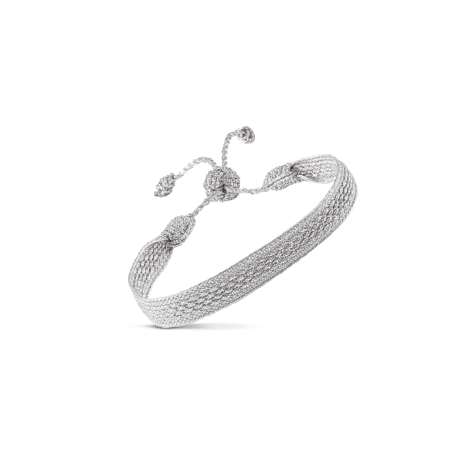LETICIA バレッタ VALLETTA 01 Silver Metallic Silver Bracelet