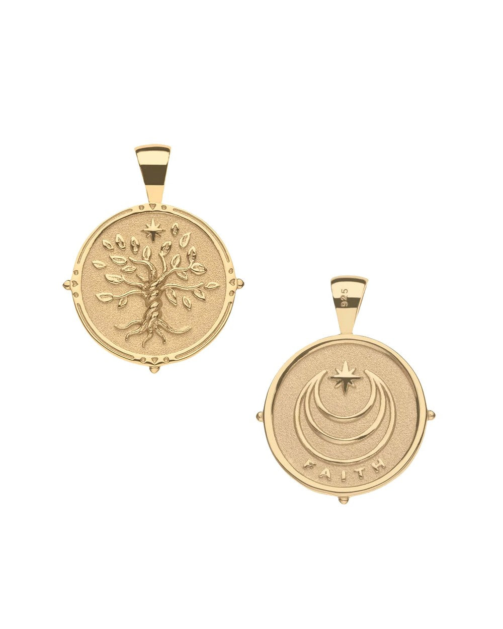 Faith Small Coin Necklace