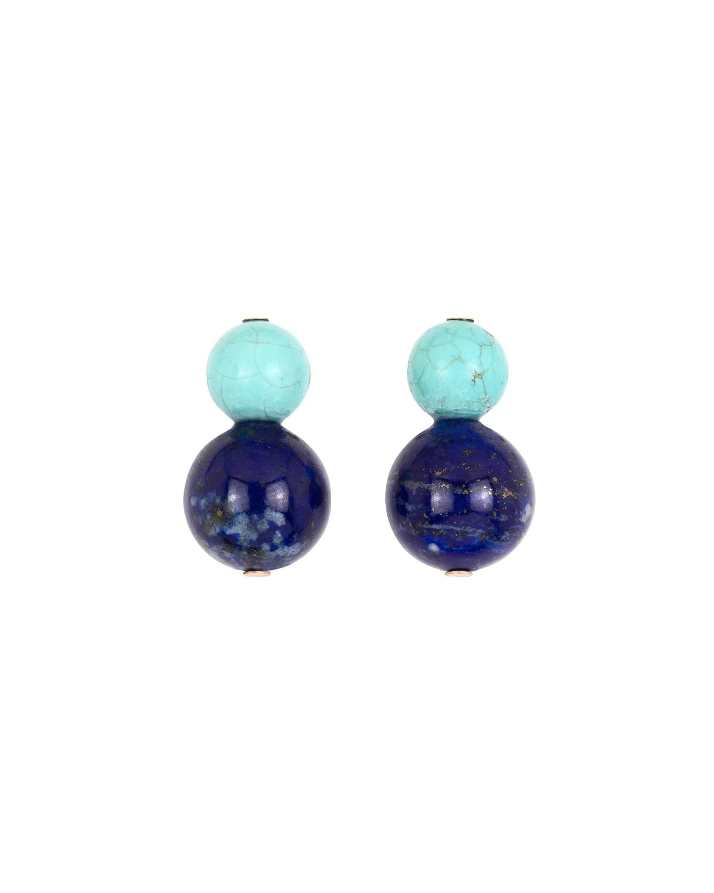 Cara Earrings in Lapis Multi