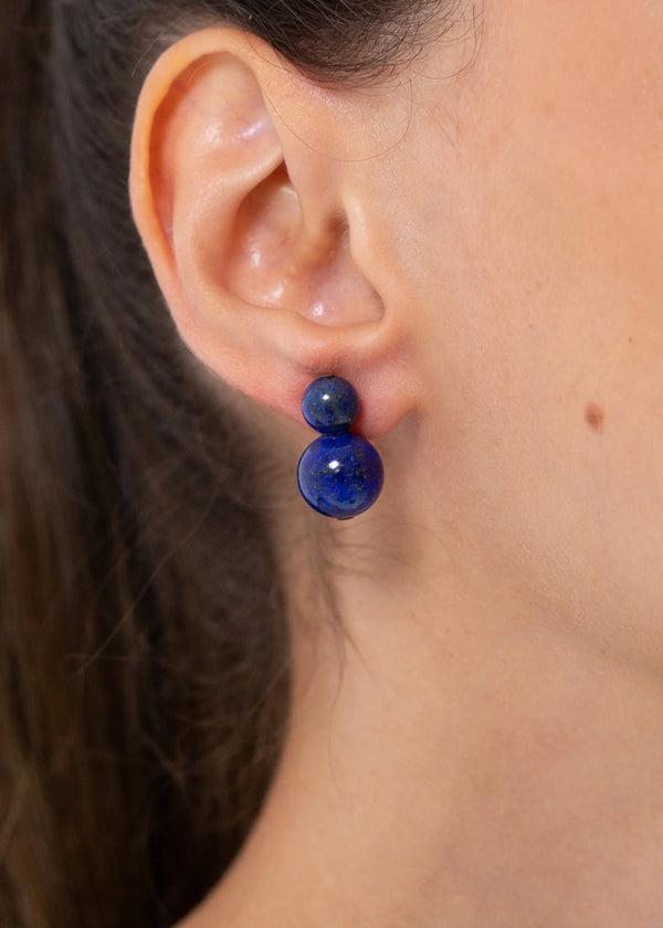 Cara Earrings Lapis