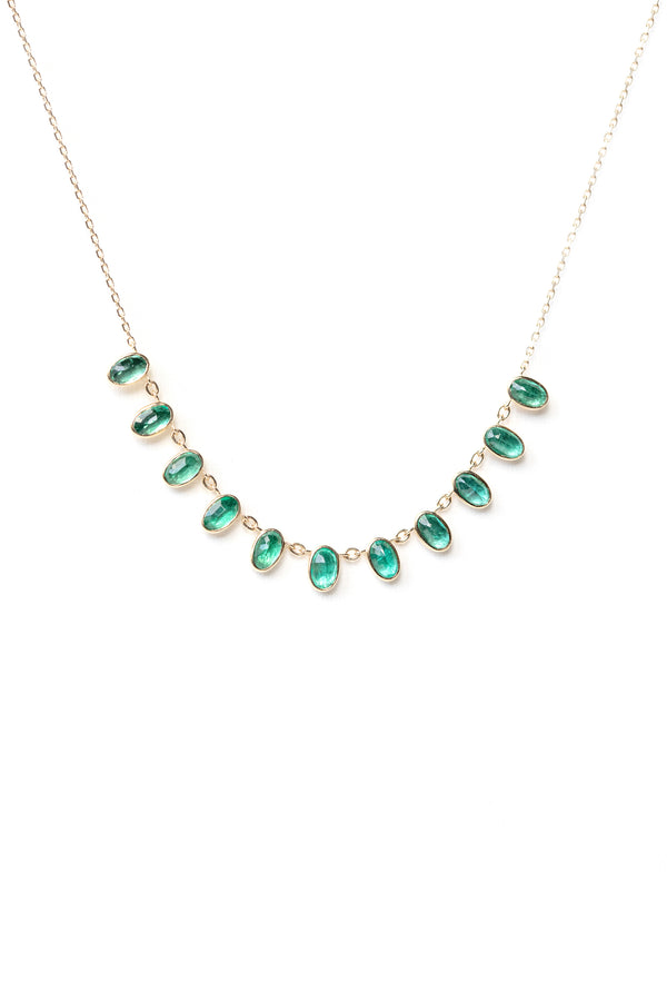 One of a kind emerald necklace
