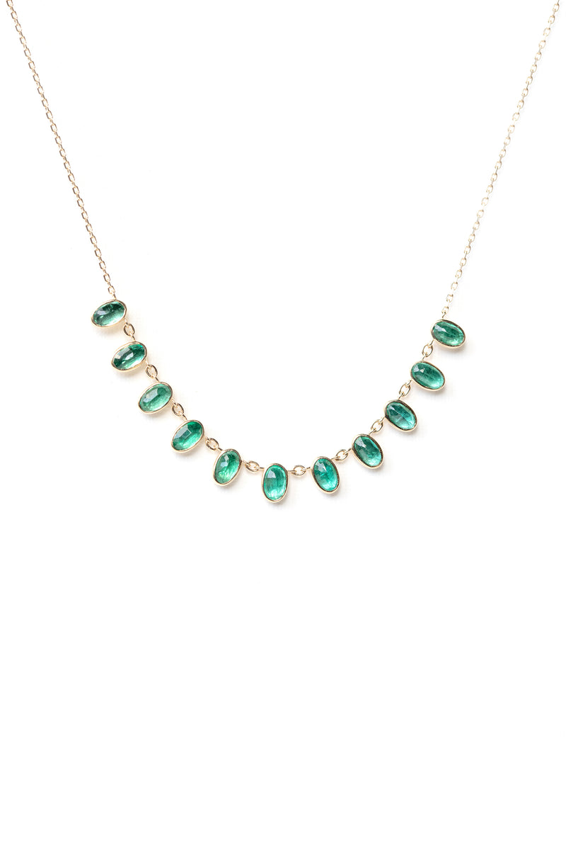 One of a kind emerald necklace