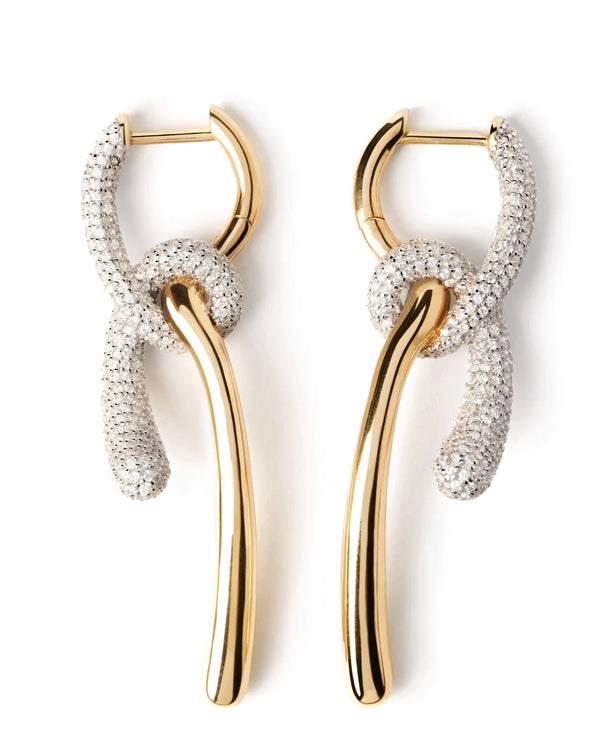 Pavé Twist hoops