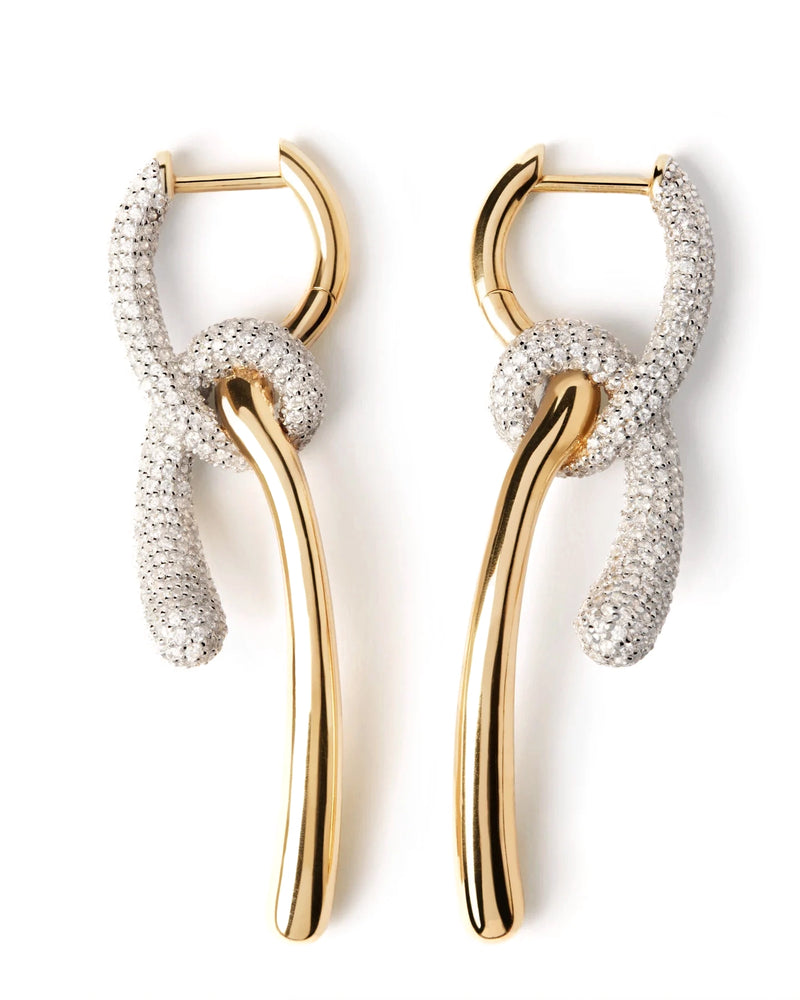 Pavé Twist hoops
