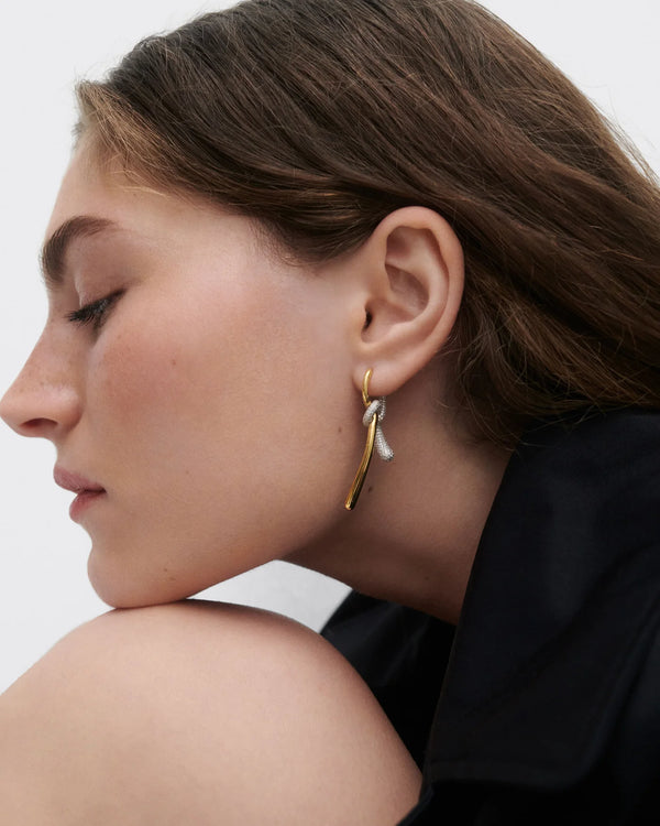 Pavé Twist hoops