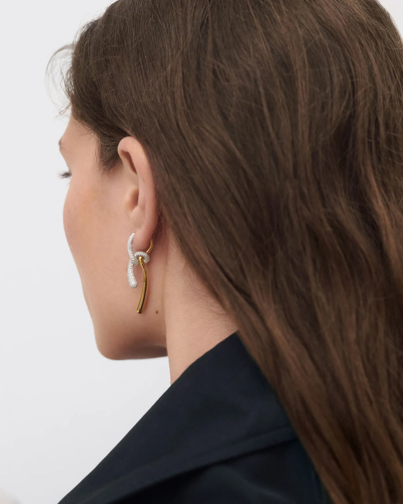 Pavé Twist hoops