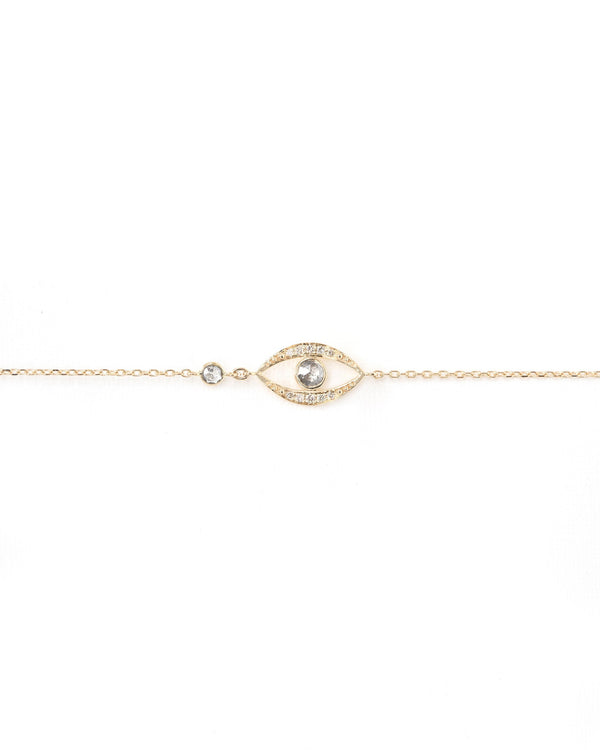 GREY DIAMOND EYE BRACELET