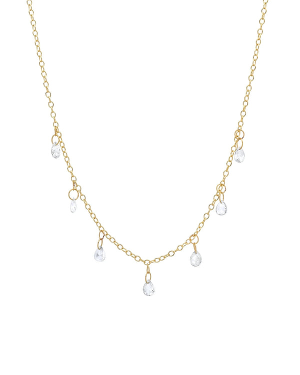 Dew Drop Diamond Necklace