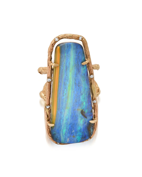 Indigo Opal Sea Ring