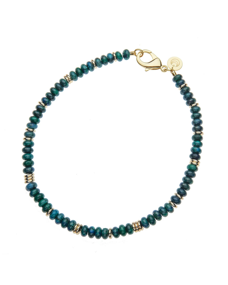 Gumdrop Beaded Necklace in Phoenix Turquoise