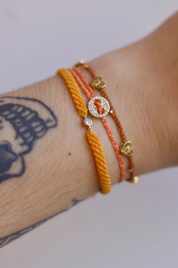 Classic Diamond Bracelet in Marigold