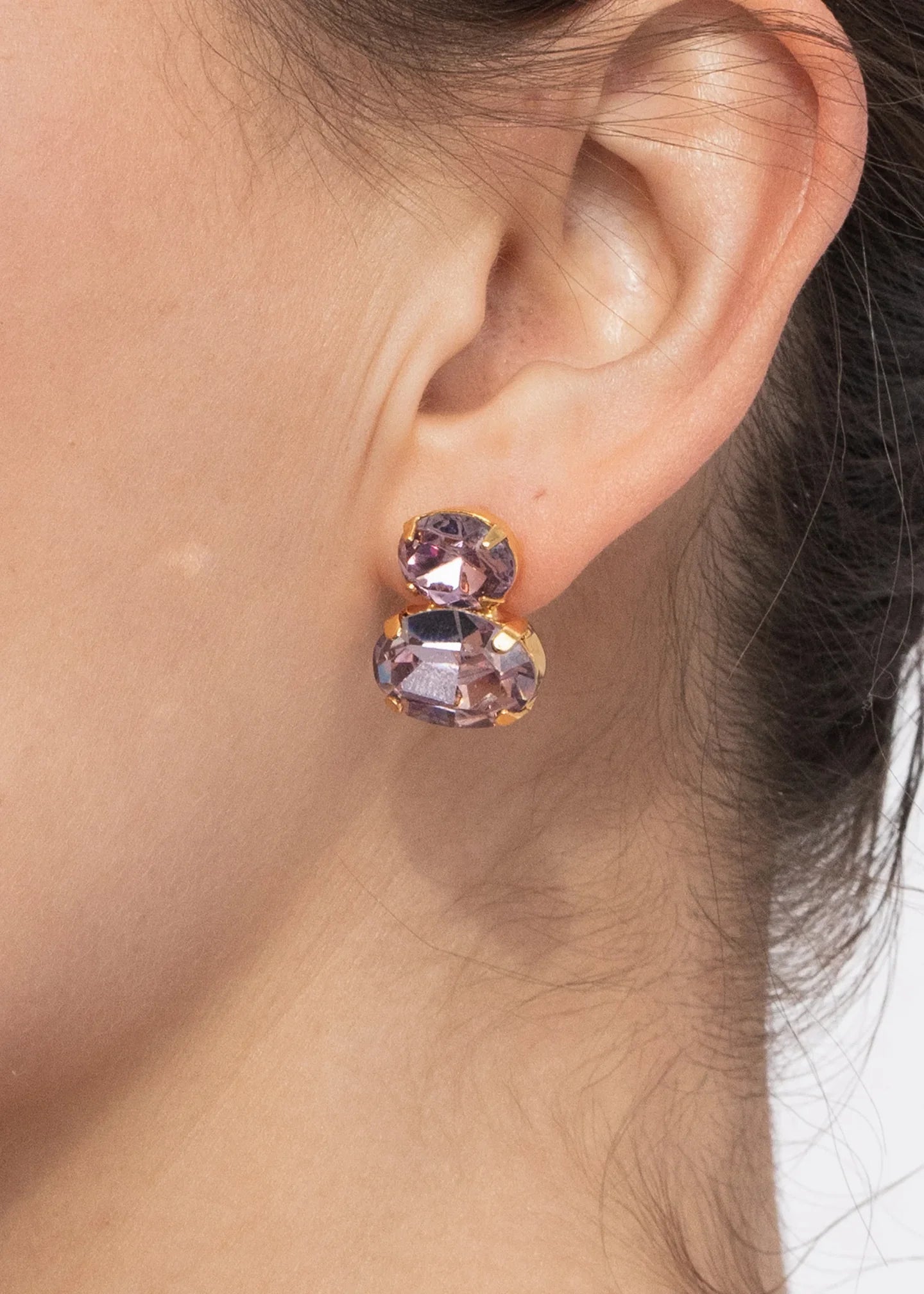 Fiona Earrings Light Amethyst