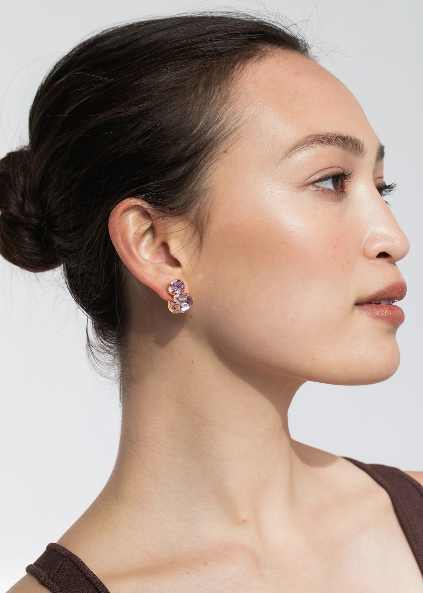 Fiona Earrings Light Amethyst
