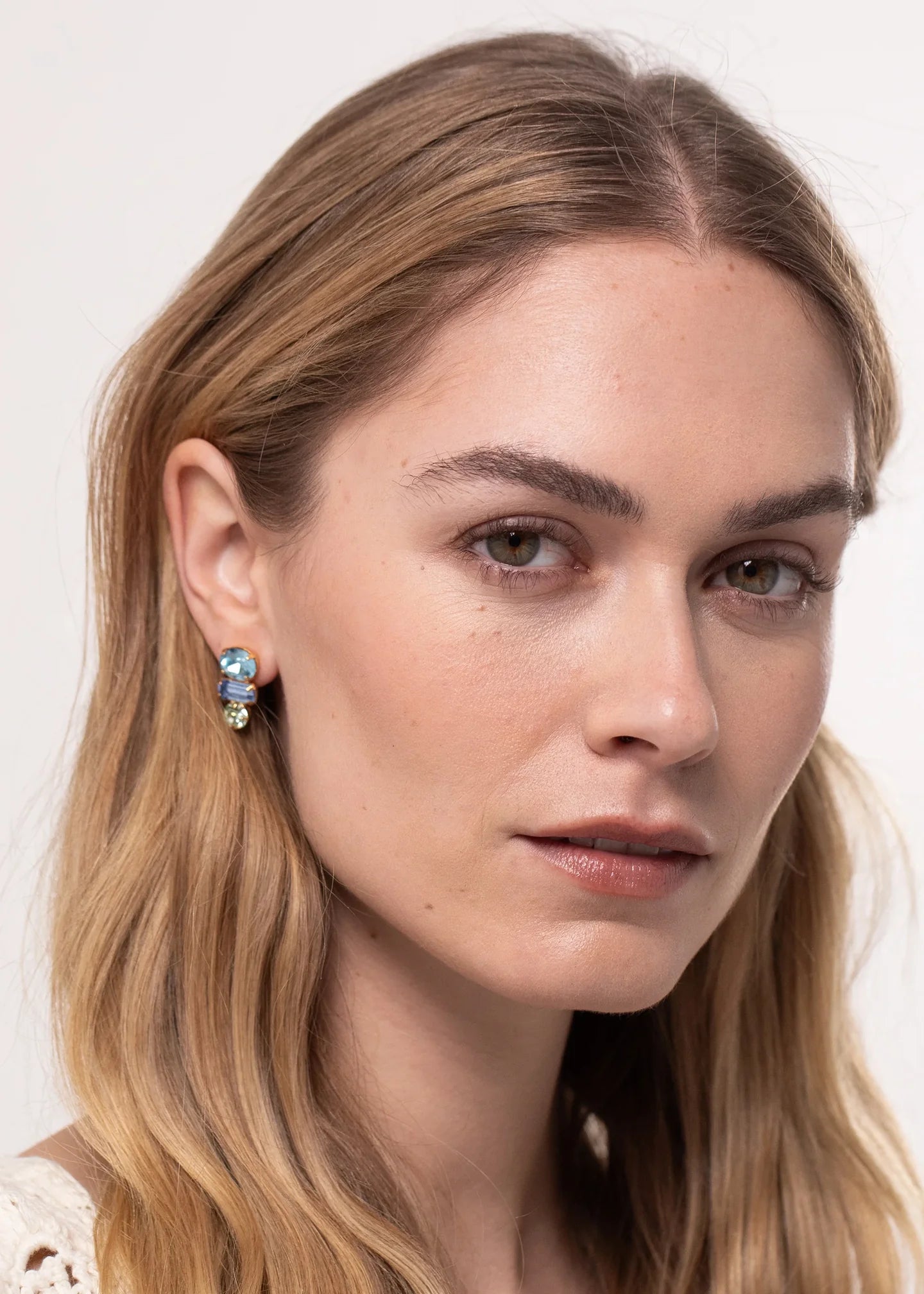 Patricia Earrings in Sky