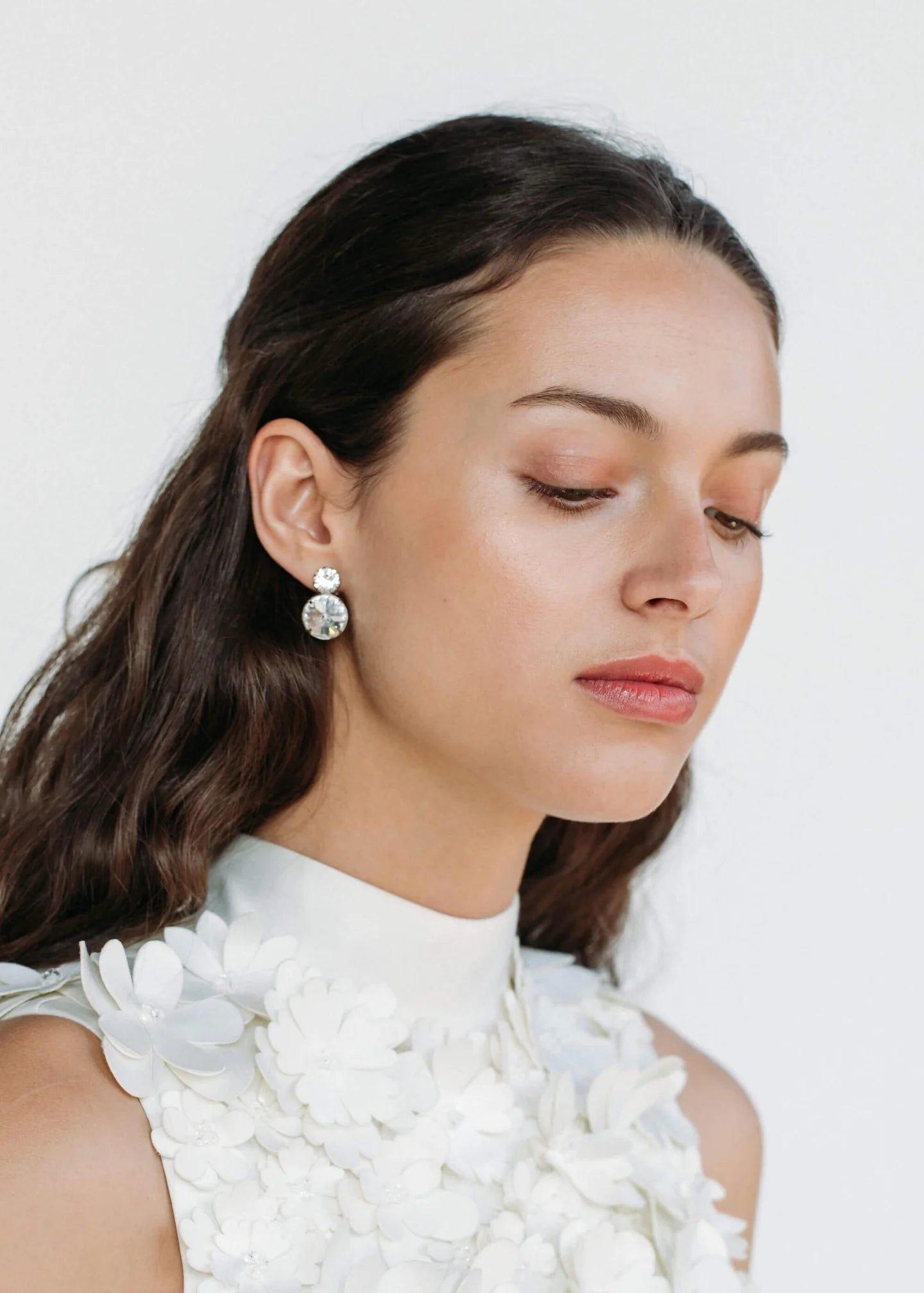 Myrla Earrings in Crystal