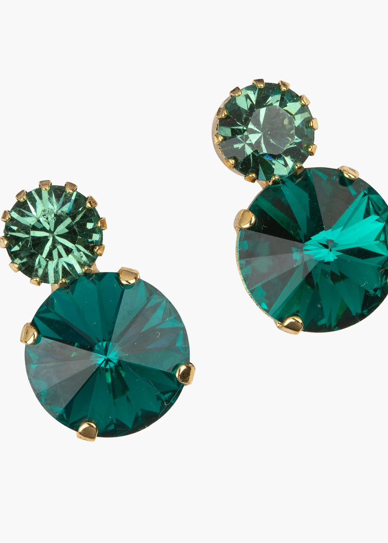 Myrla Earrings Emerald