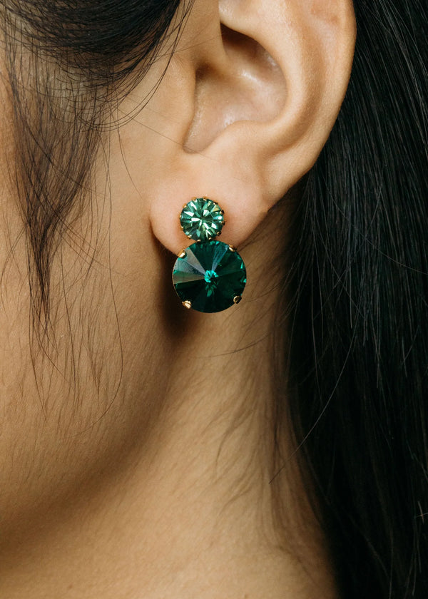 Myrla Earrings Emerald