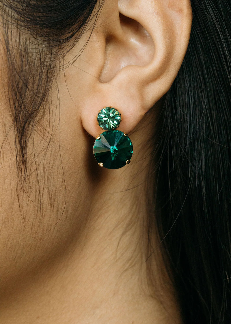 Myrla Earrings Emerald