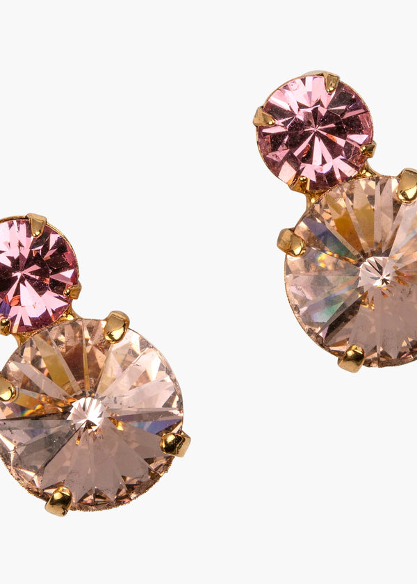 Myrla Earrings Rose Quartz