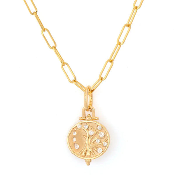 Engraved Tree Of Life Pendant