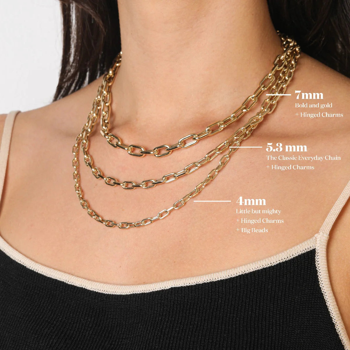 R.ALAGAN ララガン-DOT ITALIAN CHAIN NECKLACE DOUBLE DELICATE CHAIN NECKLACE｜R.ALAGAN(ララガン)公式通販