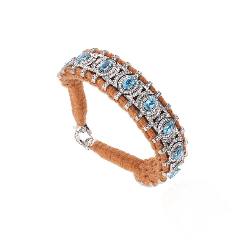 Sao Paulo Camel and Topazes bracelet