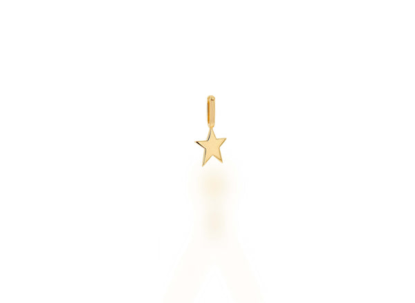 Mini Gold Star Charm Only