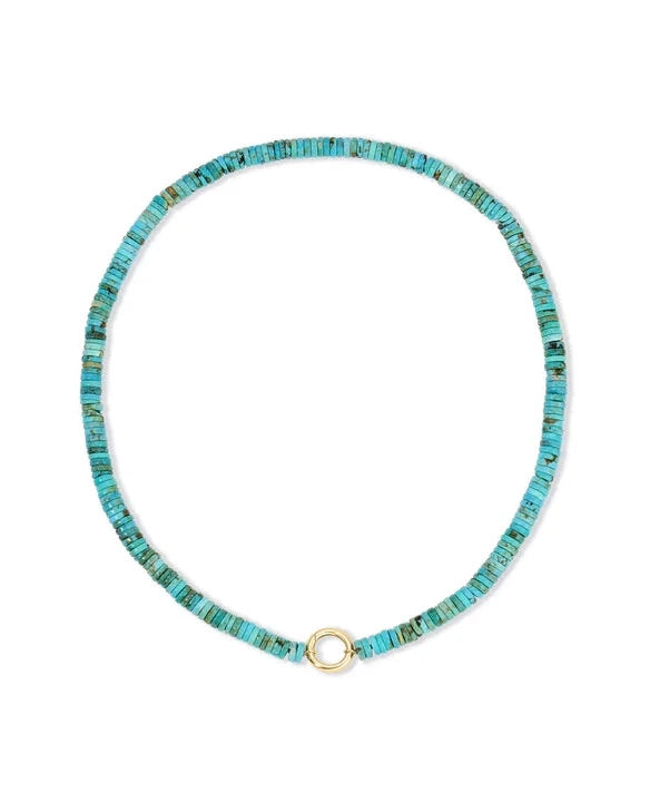 Charm Enhancing Turquoise Gemstone Necklace