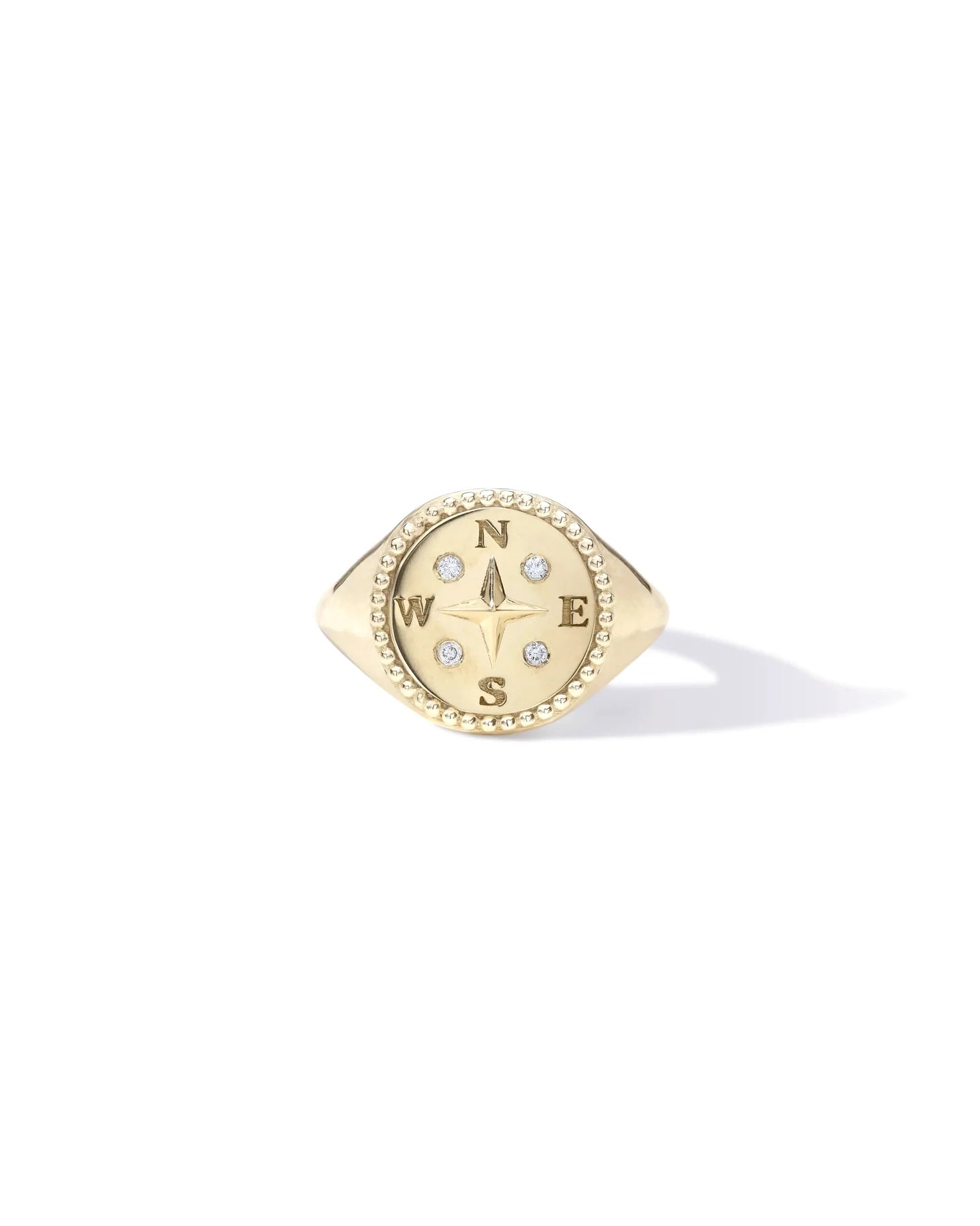 Compass Signet Ring