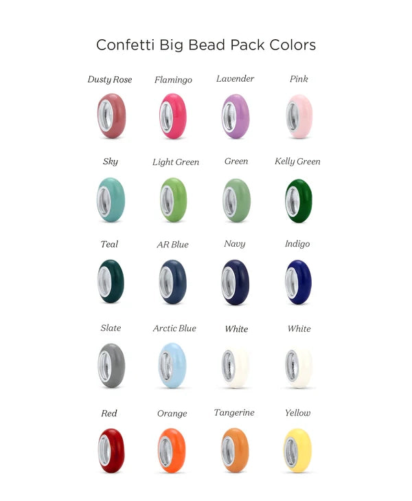 Confetti Big Bead Pack