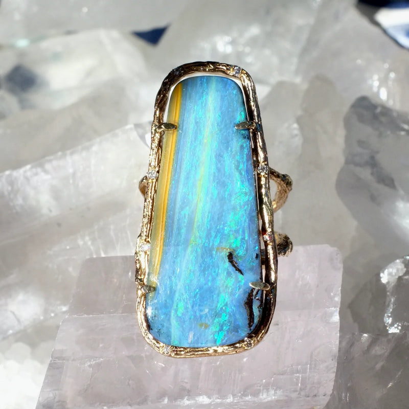 Indigo Opal Sea Ring