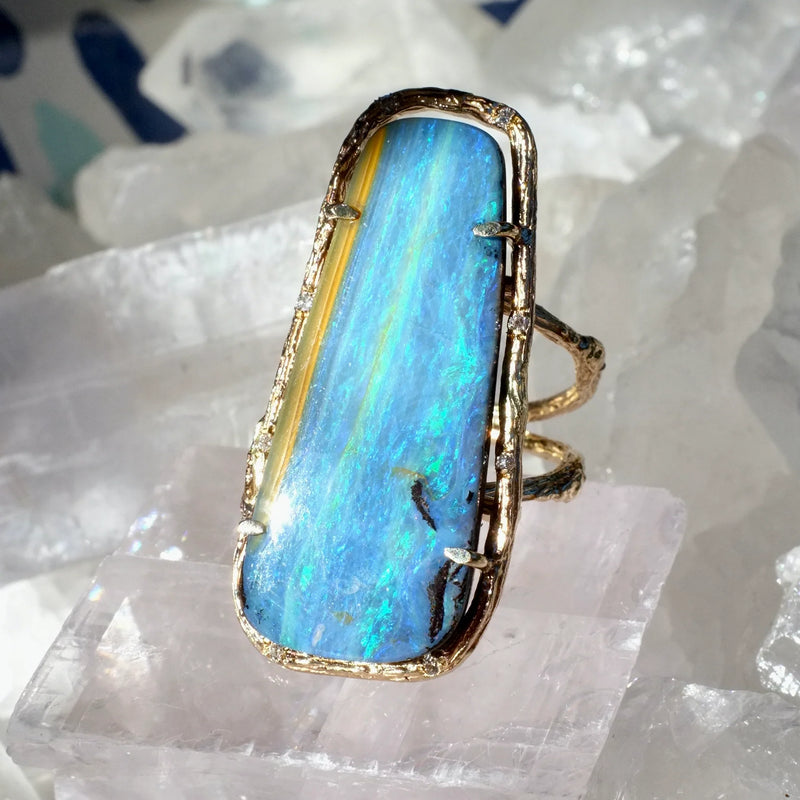 Indigo Opal Sea Ring