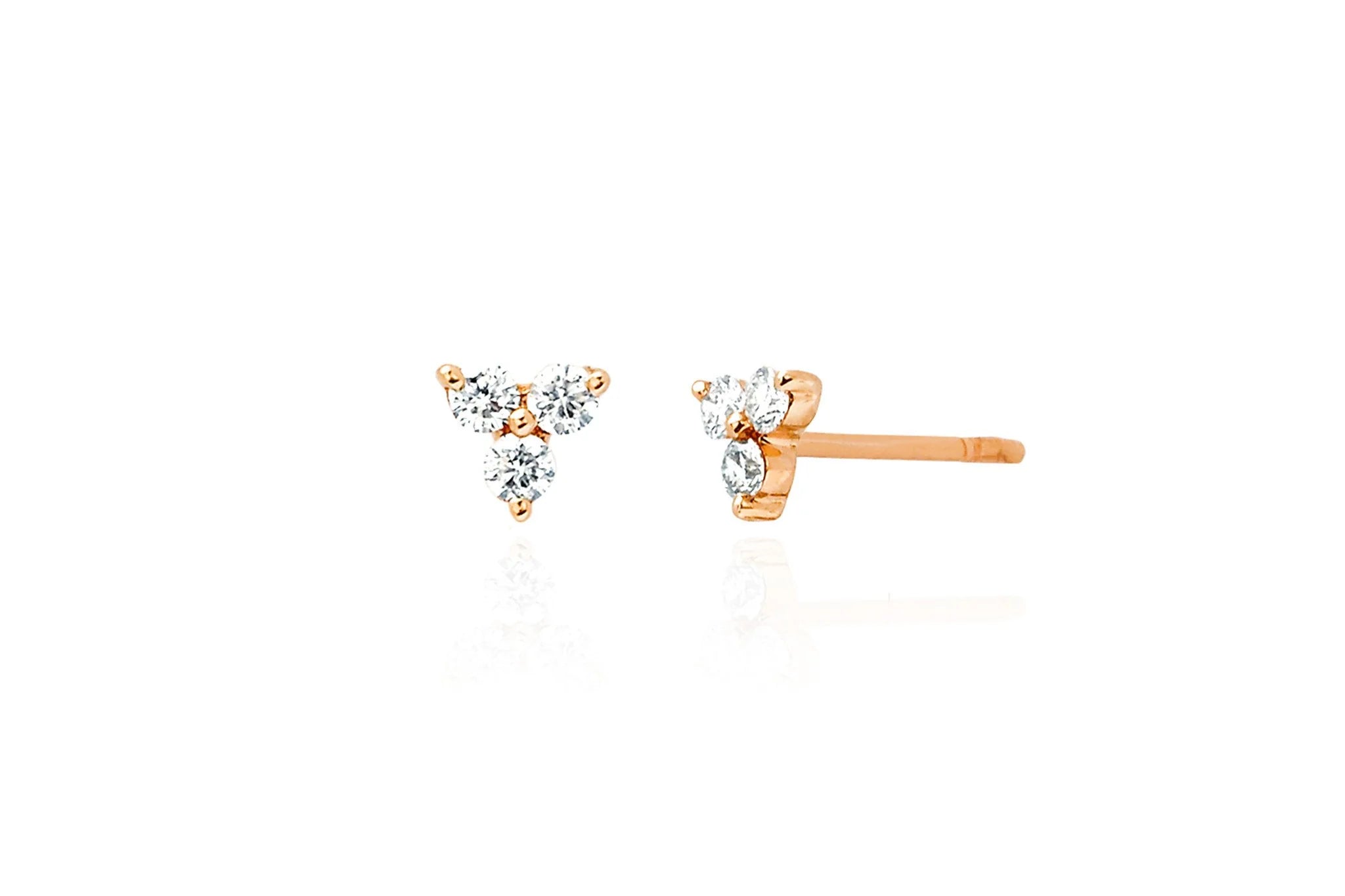 【MEJURI】Single Diamond Trio Chain Stud☆ダイヤモンドトリオ Mejuri Single Diamond Trio Chain Stud | Bethesda Row