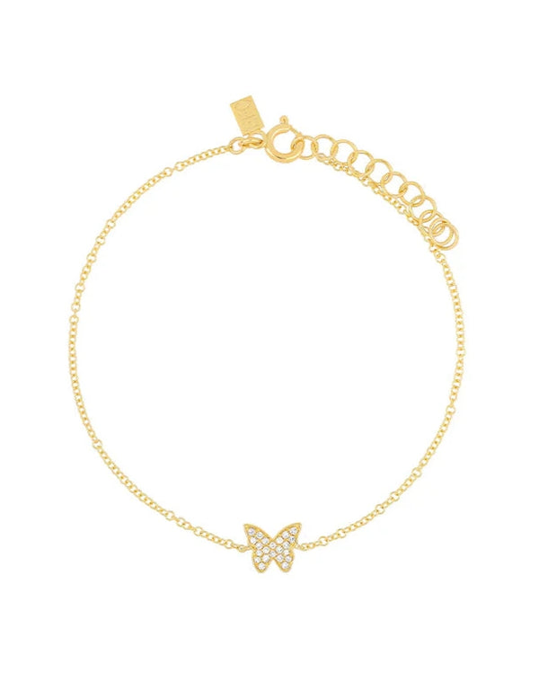 Diamond Butterfly Bracelet