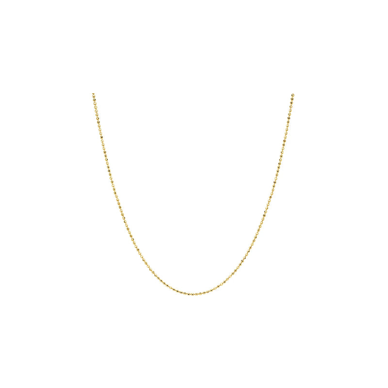 Gold Faceted Ball Chain