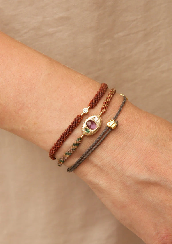 Classic Diamond Bracelet in Rust