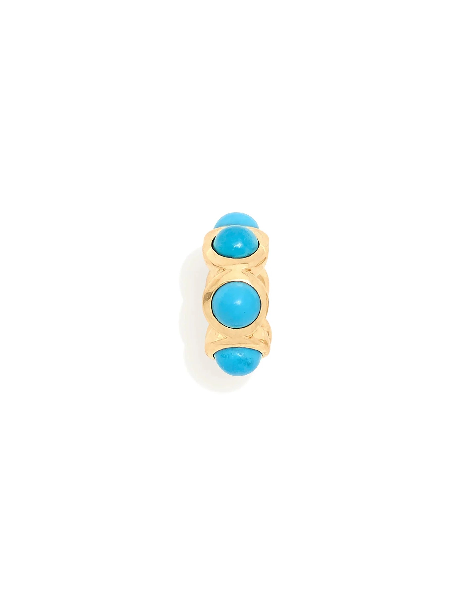 14k Gold Spacer in Turquoise