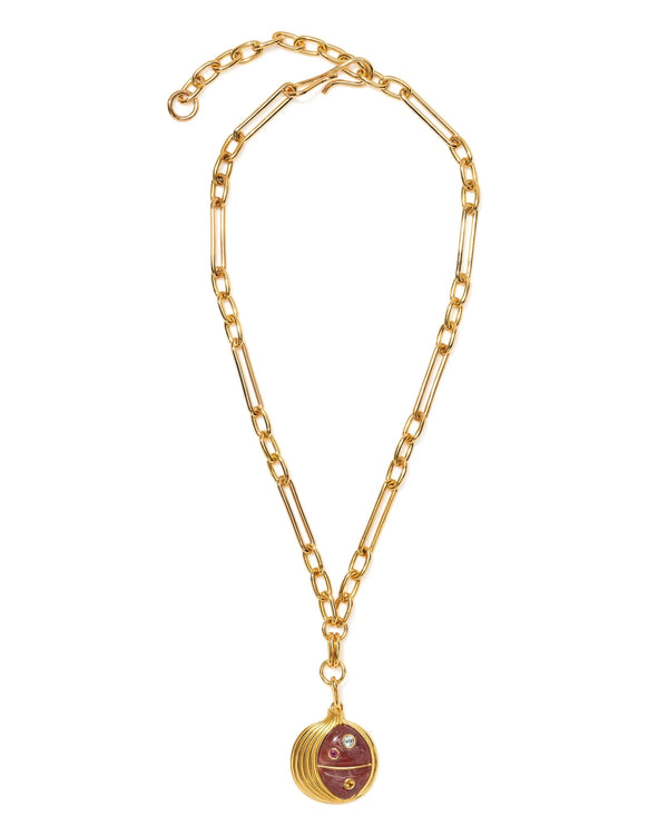 Pomegranate Pendant Necklace