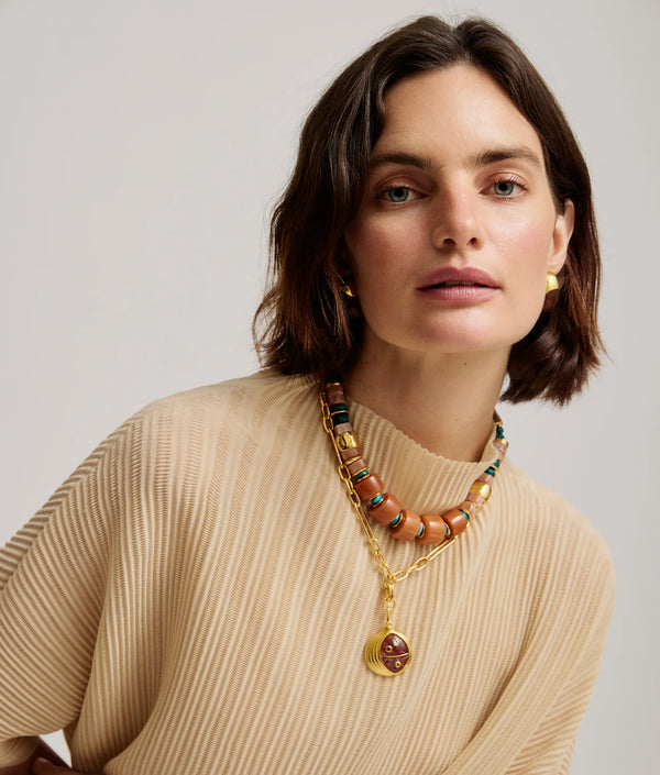 Pomegranate Pendant Necklace