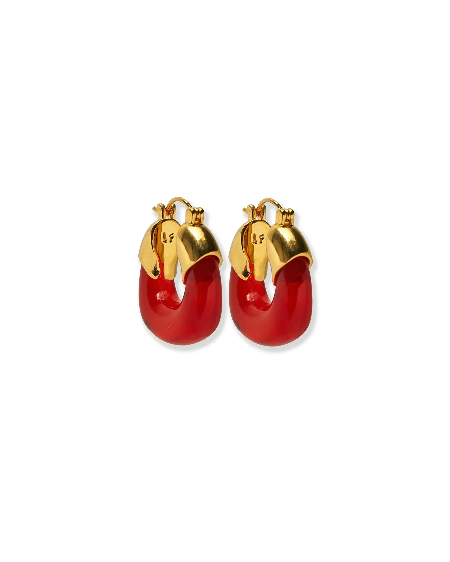 Mini Organic Hoops in Cherry