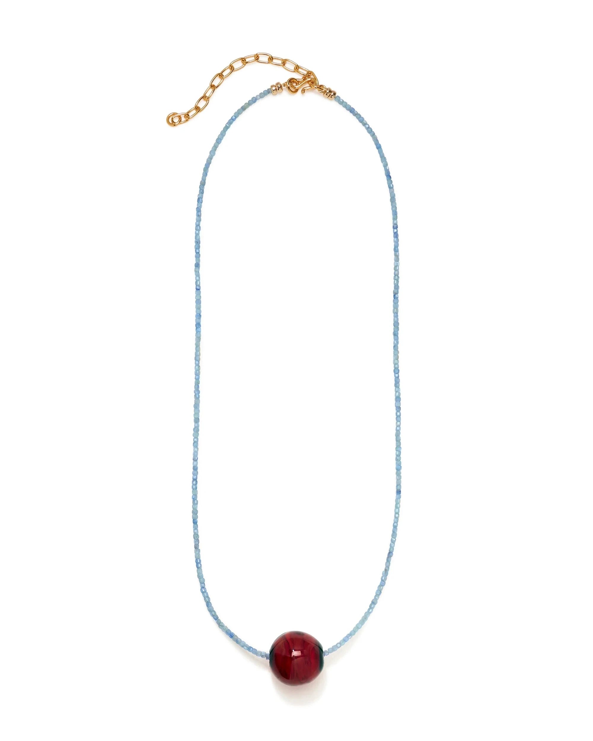 Callisto Necklace in Crimson