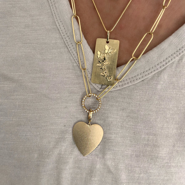 MS X SRJ Large Heart Charm