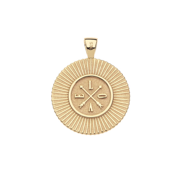 FOREVER Around The Sun Engravable Pendant in Lapis