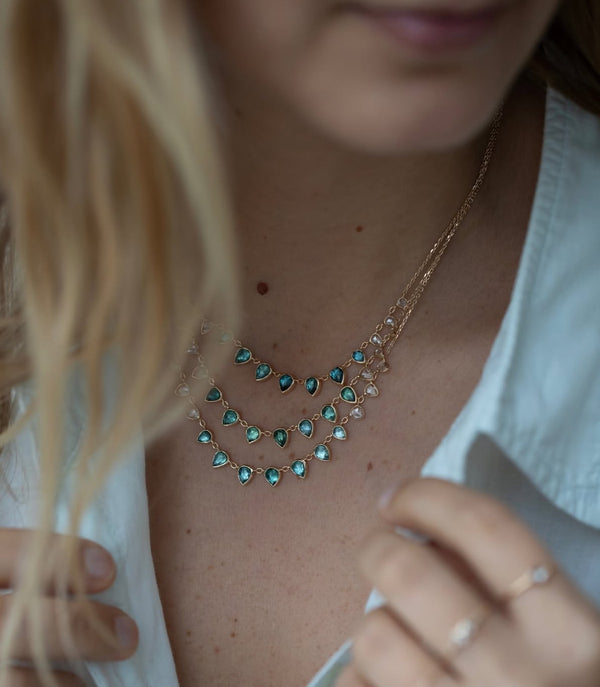 One of a Kind Aquamarine Necklace