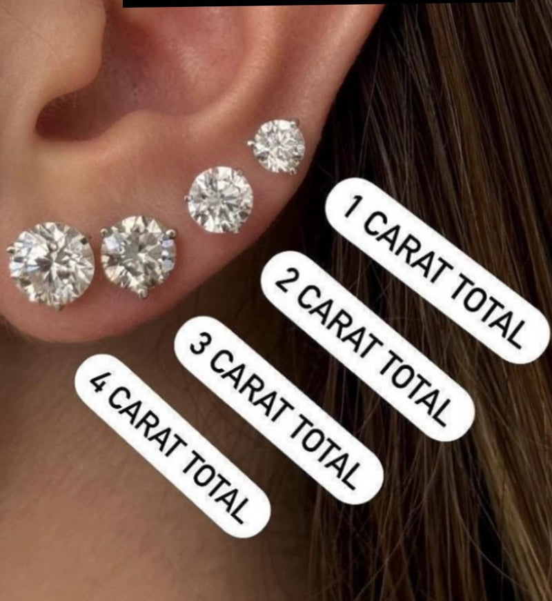 Monarch Market Lab Grown Diamond Studs