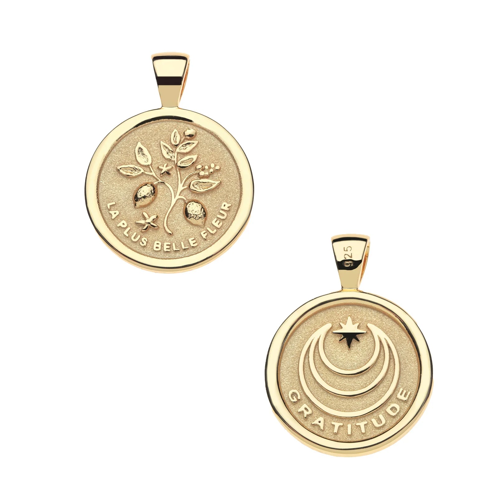 GRATITUDE JW Small Pendant Coin