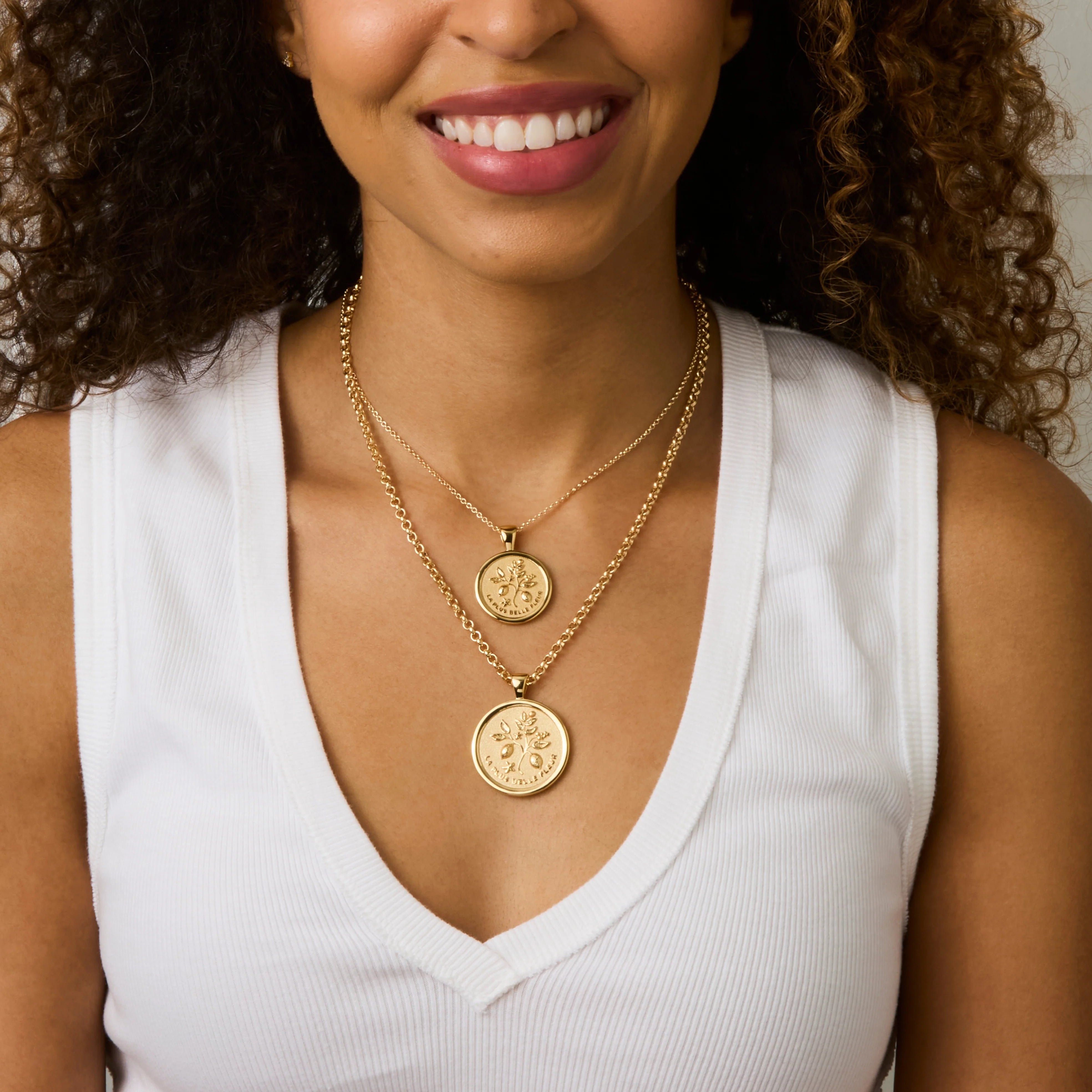 GRATITUDE JW Small Pendant Coin