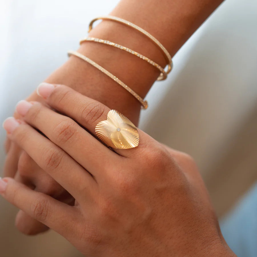 Heart Beam Ring