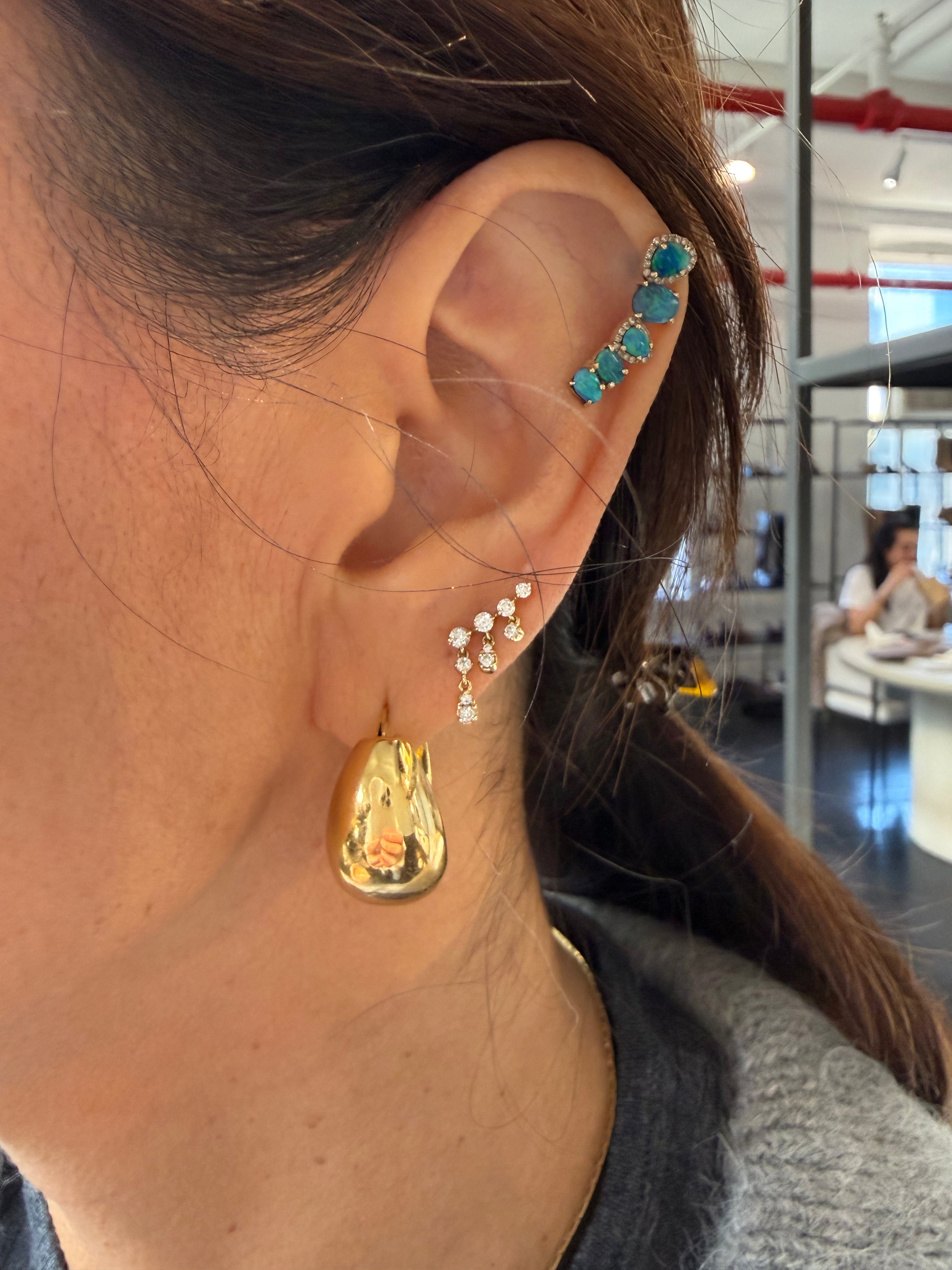 Diamond Dangle Climber Studs