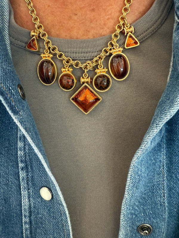Vintage Stone Necklace